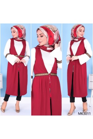 Tunik + Yelek İkili Takım - 3011 Tunik + Yelek İkili Takım - 3011