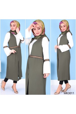 Tunik  Yelek İkili Takım  3011 Tunik  Yelek İkili Takım  3011