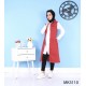 Püskül Detaylı Uzun Kot Yelek  Bordo Püskül Detaylı Uzun Kot Yelek  Bordo