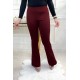 Buğlem Skuba Krep İspanyol Pantolon Bordo Buğlem Skuba Krep İspanyol Pantolon Bordo