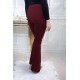 Buğlem Skuba Krep İspanyol Pantolon Bordo Buğlem Skuba Krep İspanyol Pantolon Bordo