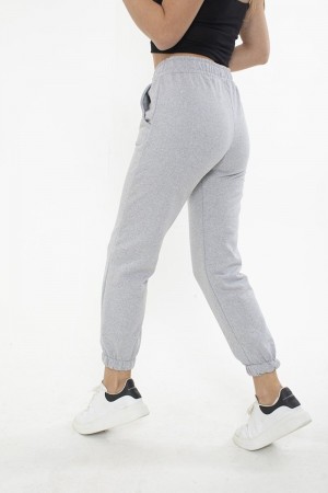 Pr Armalı Dar Paça Eşofman Alt - Gri Pr Armalı Dar Paça Eşofman Alt - Gri