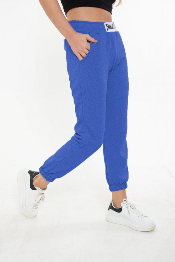 Pr Armalı Dar Paça Eşofman Alt - Saks