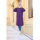 Mehtap Büyük Beden İki İplik Tunik - Mor Mehtap Büyük Beden İki İplik Tunik - Mor