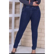 Lüks Kalite Full Likralı İnceltici - Toparlayıcı Kot Pantolon - Koyu Mavi