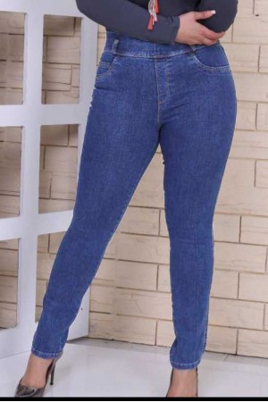 Lüks Kalite Full Likralı İnceltici - Toparlayıcı Kot Pantolon - Açık Mavi