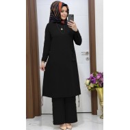 Bagi Ayrobin İkili Takım - Siyah 