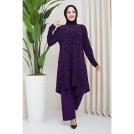 Mine Sandy İkili Takım  - Mürdüm