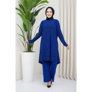 Mine Sandy İkili Takım  - Saks Mavisi