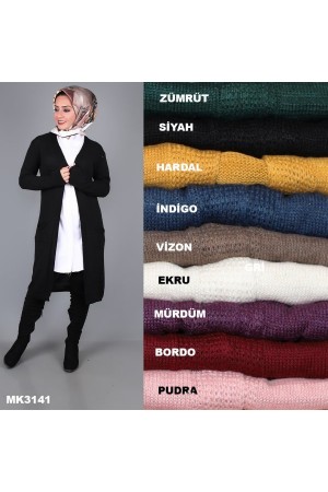 Cepli Triko Hırka  Ekru