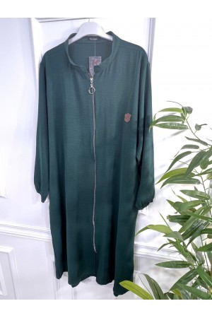 Işıl Dik Yaka Ayrobin Kap - Zümrüt Işıl Dik Yaka Ayrobin Kap - Zümrüt