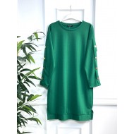 Aysima Kolları Düğme Detaylı İki İplik Tunik - Benetton Aysima Kolları Düğme Detaylı İki İplik Tunik - Benetton