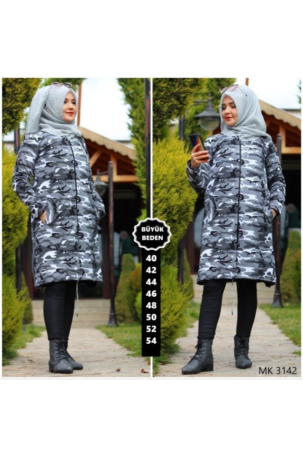 Büyük Beden Kamuflaj Desen Kap Büyük Beden Kamuflaj Desen Kap
