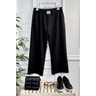 Asrın Armalı Full Esnek Beli Lastikli Bol Paça Pantolon-Siyah  Asrın Armalı Full Esnek Beli Lastikli Bol Paça Pantolon-Siyah