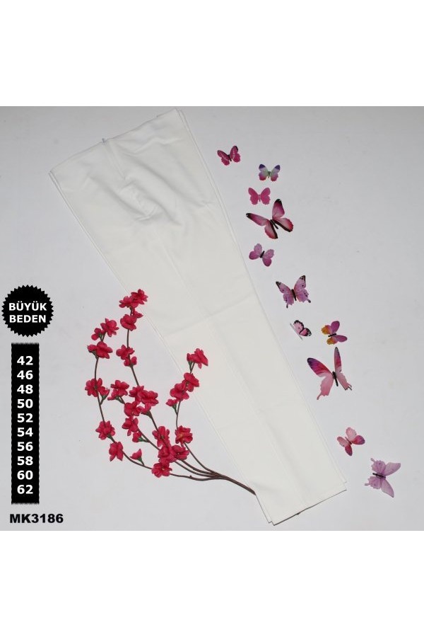 Bayan Fermuarlı Kumaş Pantolon Bayan Fermuarlı Kumaş Pantolon