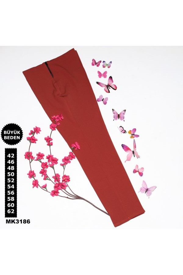 Bayan Fermuarlı Kumaş Pantolon Bayan Fermuarlı Kumaş Pantolon