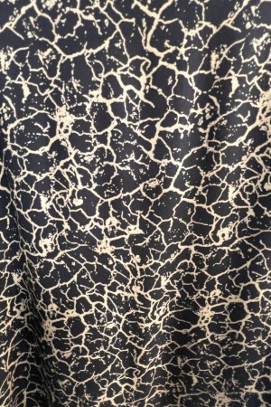 Şahane Pamuk Viskon Uzun Elbise - Siyah Kahve Cam Kırığı Şahane Pamuk Viskon Uzun Elbise - Siyah Kahve Cam Kırığı