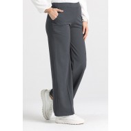 Miyase En Boy Likra Bol Paça Pantolon  - Koyu Gri Miyase En Boy Likra Bol Paça Pantolon  - Koyu Gri