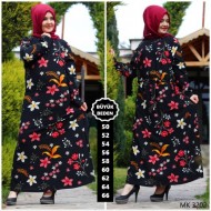 Büyük Beden Baskılı Krep Kumaş Elbise 66 Bedene Kadar Pembe Çiçekli Büyük Beden Baskılı Krep Kumaş Elbise 66 Bedene Kadar Pembe Çiçekli